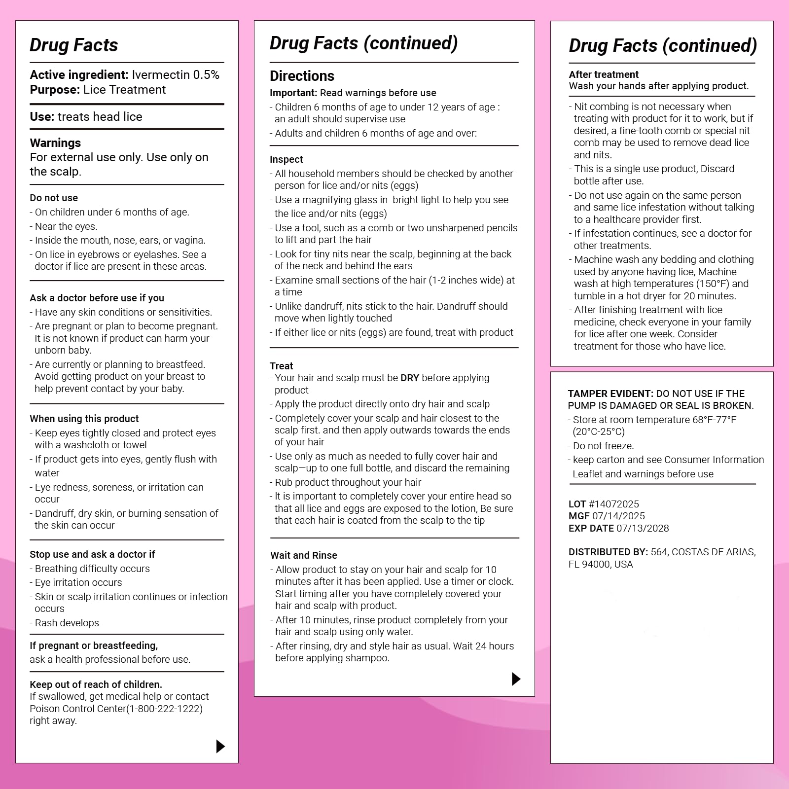 Family-safe Ivormetn formula for home use