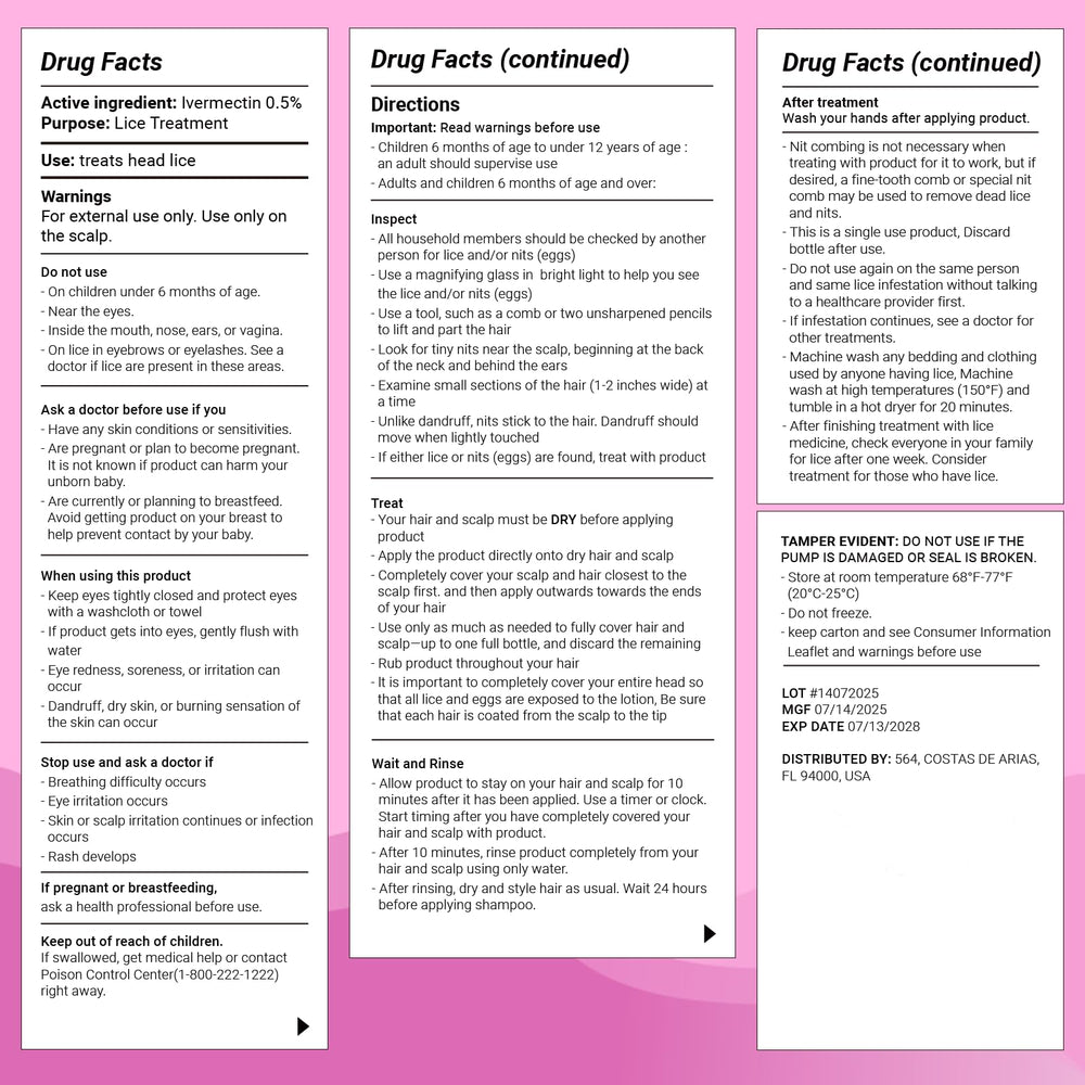 Family-safe Ivormetn formula for home use