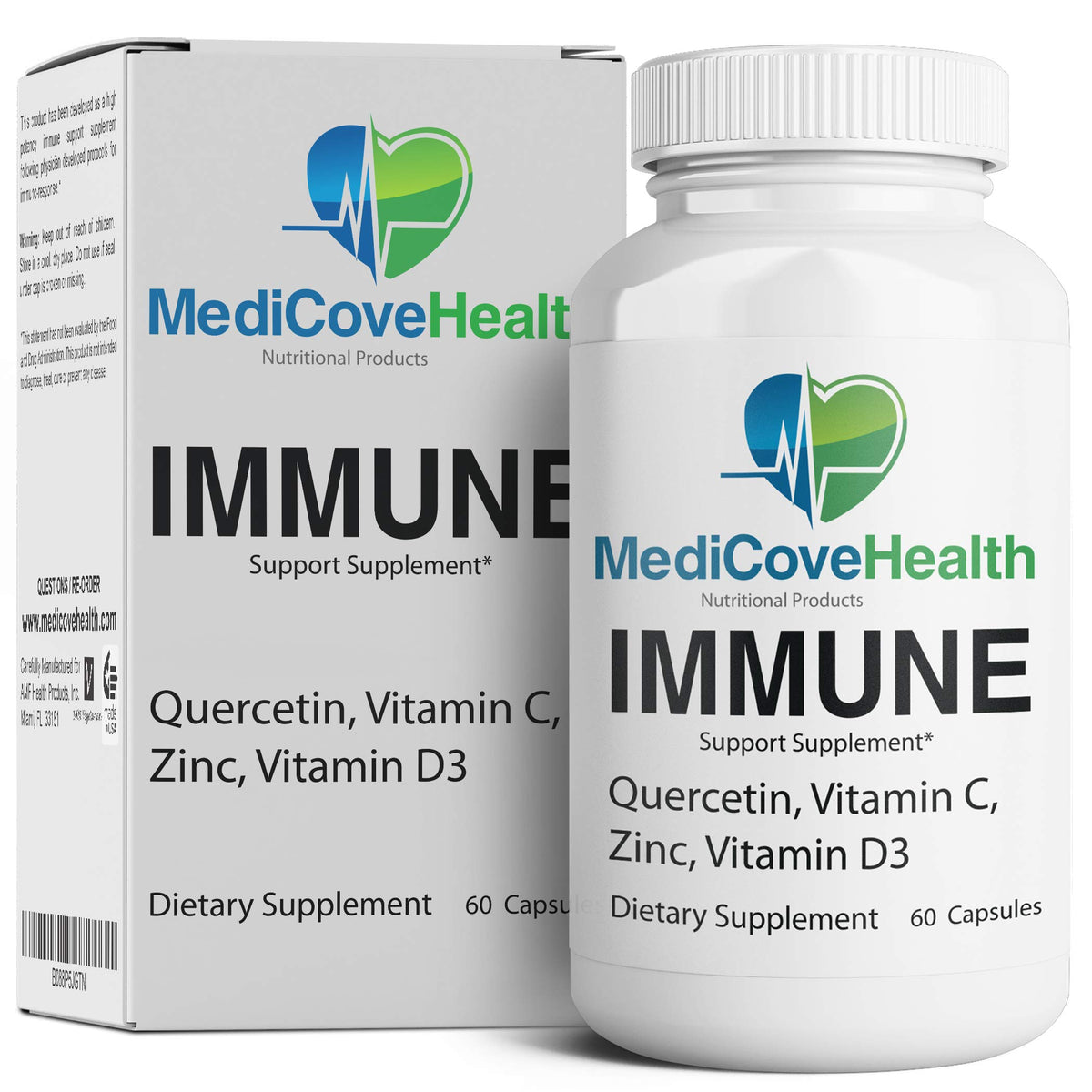 Ivory Caps Quercetin bottle for daily wellness and immune support.