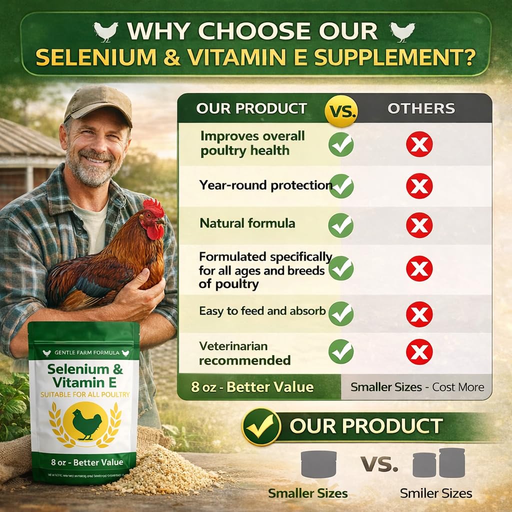 IVULTRA selenium vitamin E powder for growing birds supports growth and breeding conditioning.