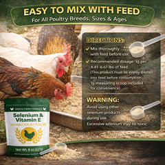 IVULTRA selenium vitamin E powder for poultry promotes seasonal wellness during molting.