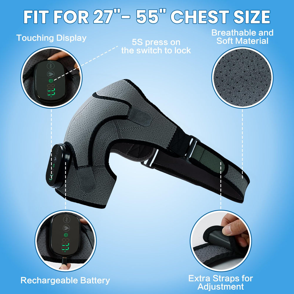IvyWorkshop wireless massager pad powered by 5000mAh battery.