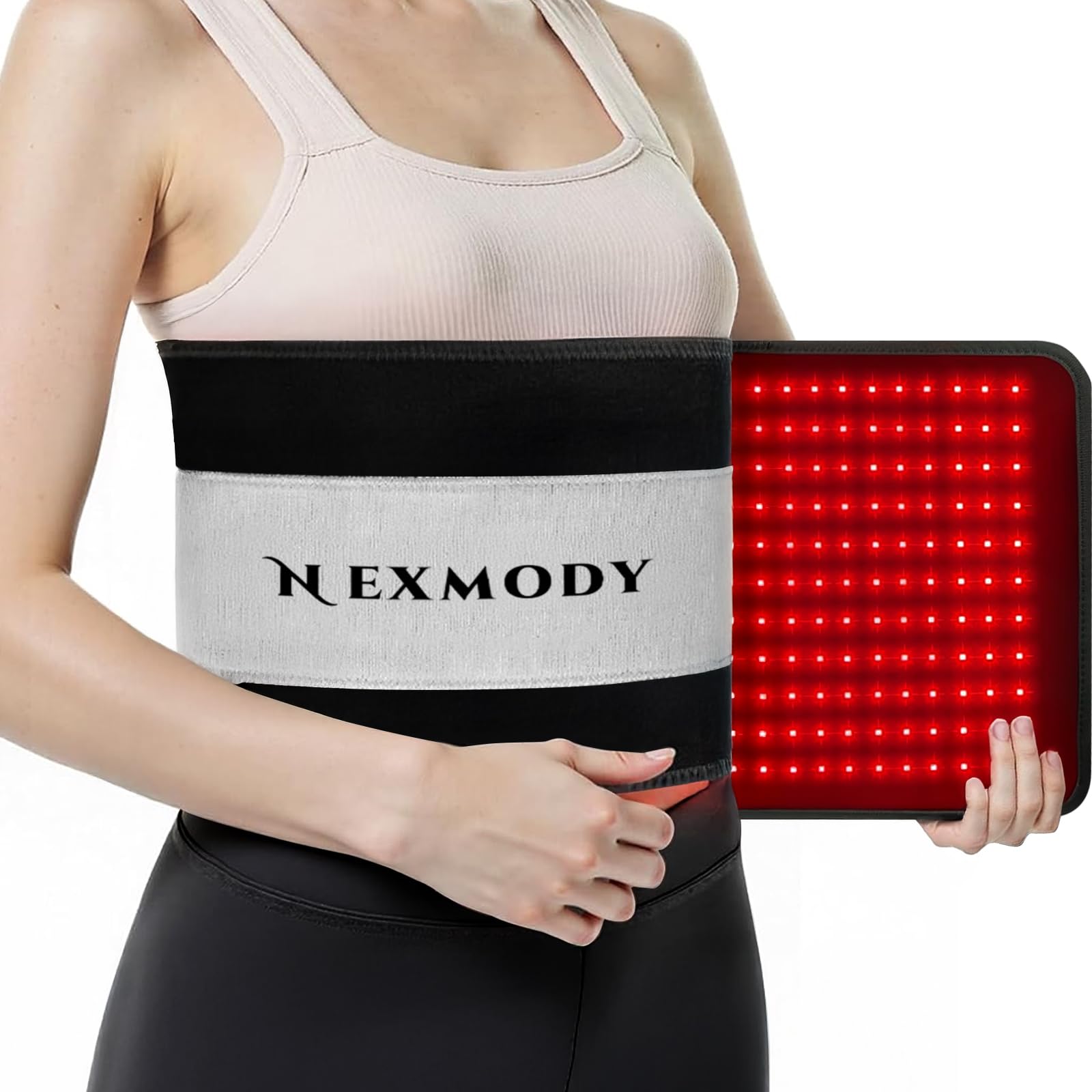 IWETQFF red light therapy pad provides broad back and torso coverage for comfortable sessions.