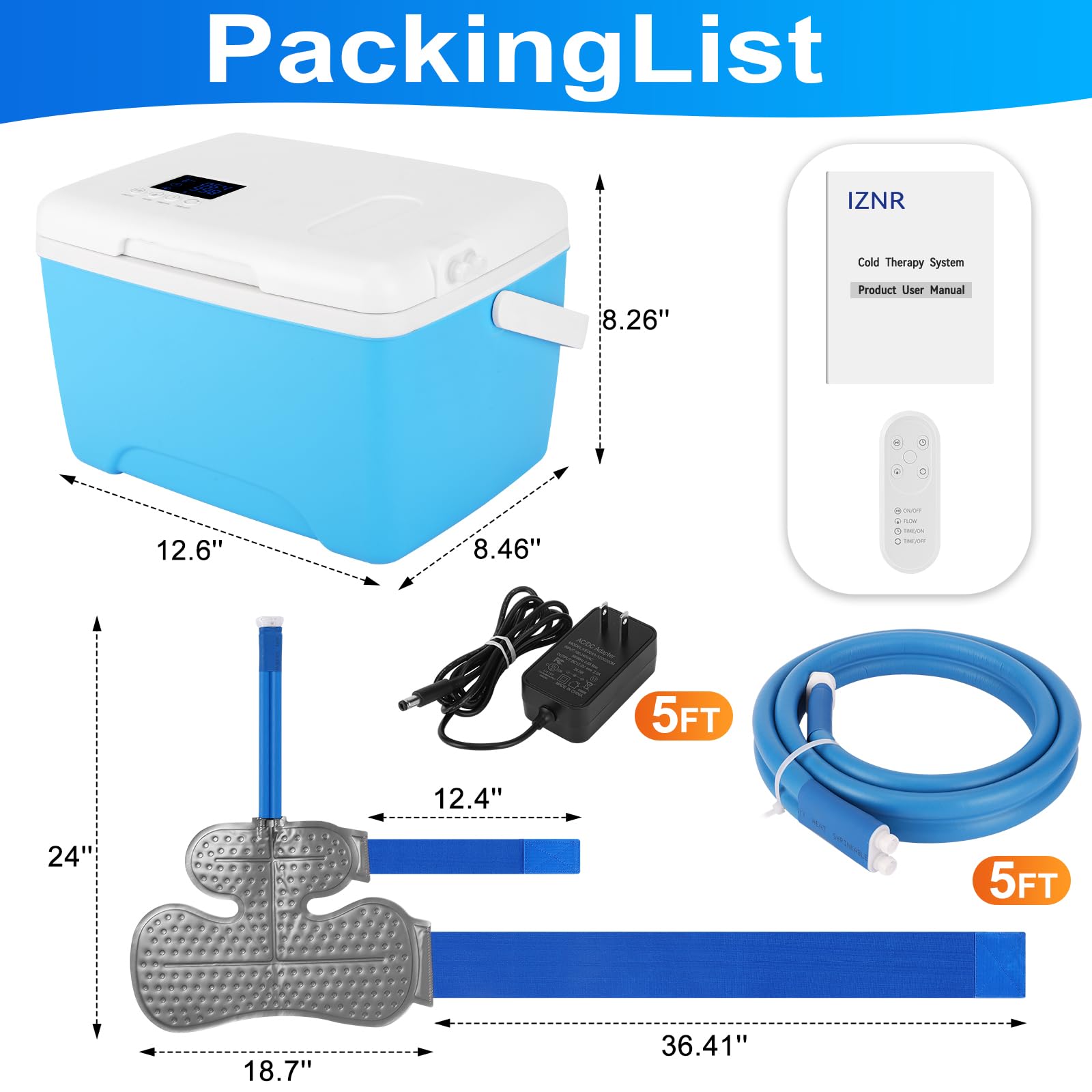 iznr accessories bundle provides secure fit around shoulder or thigh