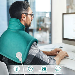 IZZUBIZ weighted ends add gentle pressure to enhance comfort during heat therapy.