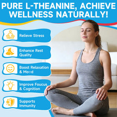 Jabsah L-Theanine Gummies display strawberry flavor and chewable texture.
