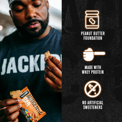 Real nut butter texture and flavor in the bar.