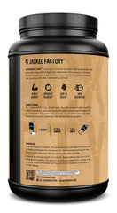 Jacked Factory Authentic ISO shaker-ready bottle for convenient on-the-go shakes.