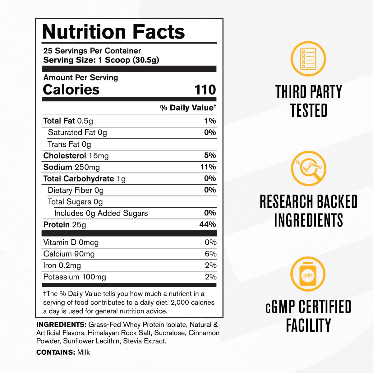 Jacked Factory Authentic ISO container produced in a cGMP-certified facility.