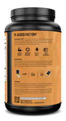 Jacked Factory Authentic ISO tub on kitchen counter for post-workout recovery