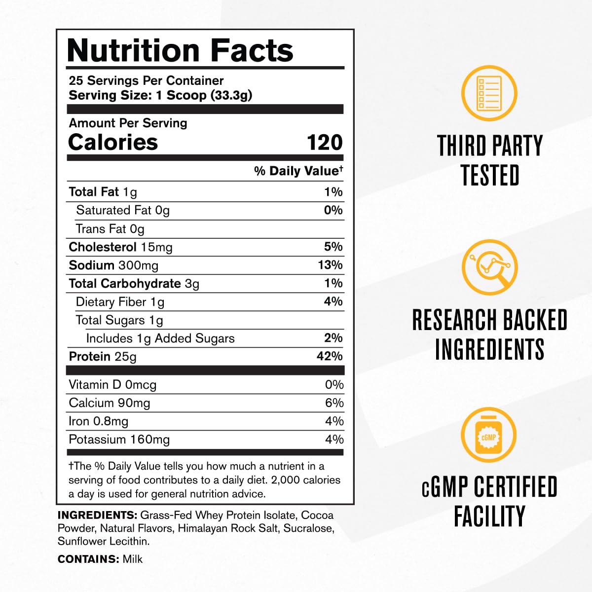 Jacked Factory Authentic ISO shaker-jar display for on-the-go protein
