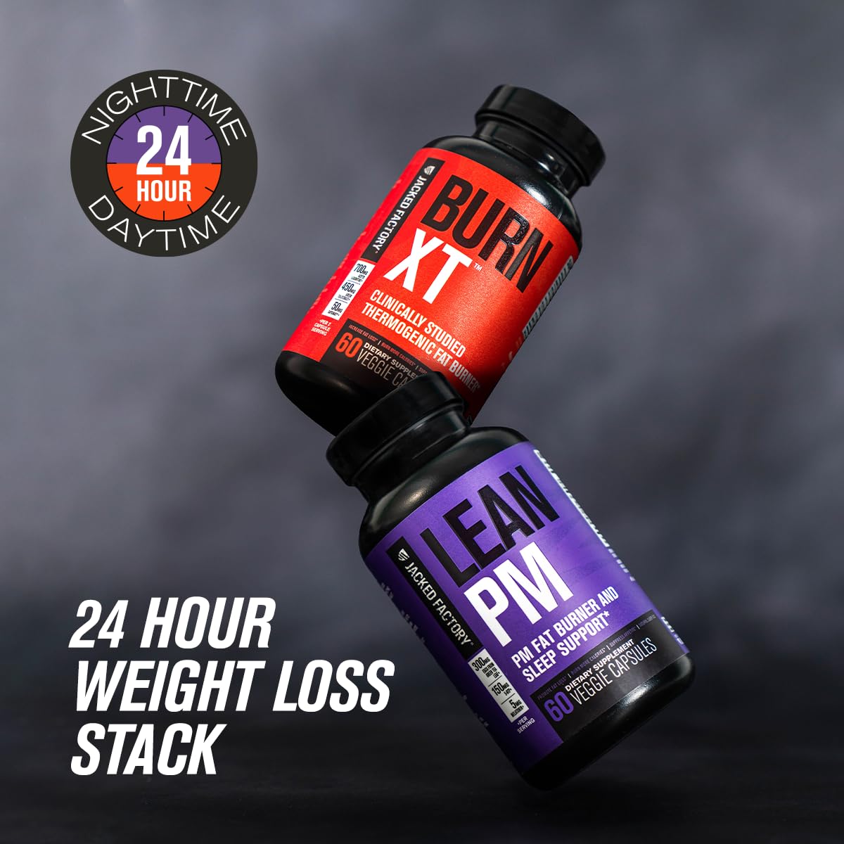 Jacked Factory Burn-XT bottle shown for daily daytime use.