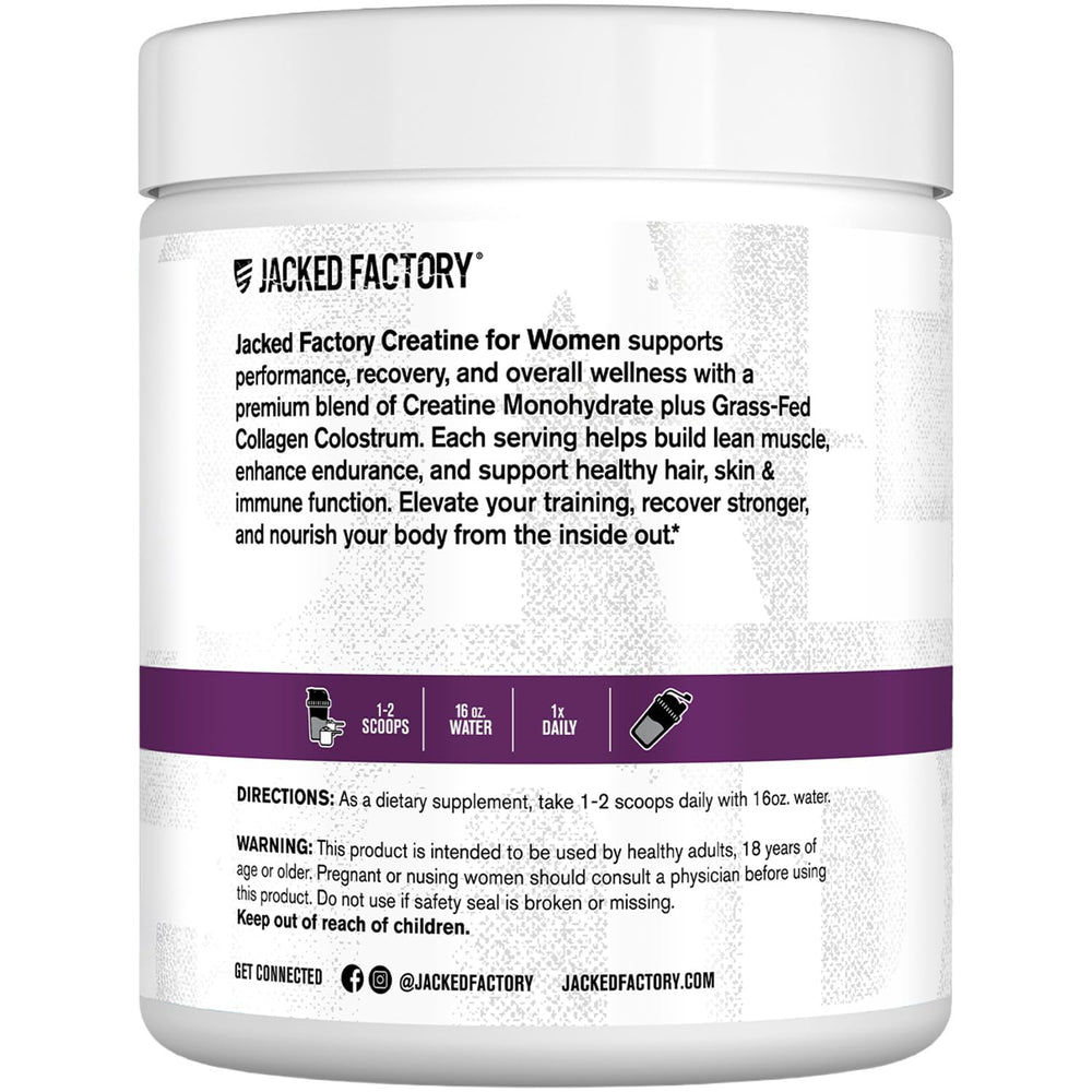Watermelon flavor splash of Jacked Factory Creatine for Women during training