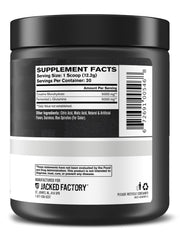 Jacked Factory Creatine + Glutamine serving prepared to boost energy and endurance.