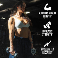 Jacked Factory Creatine and Peptides powder dissolves easily in water for daily use.