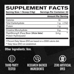 Jacked Factory powder scoops into glass of water for pre-workout mixing.