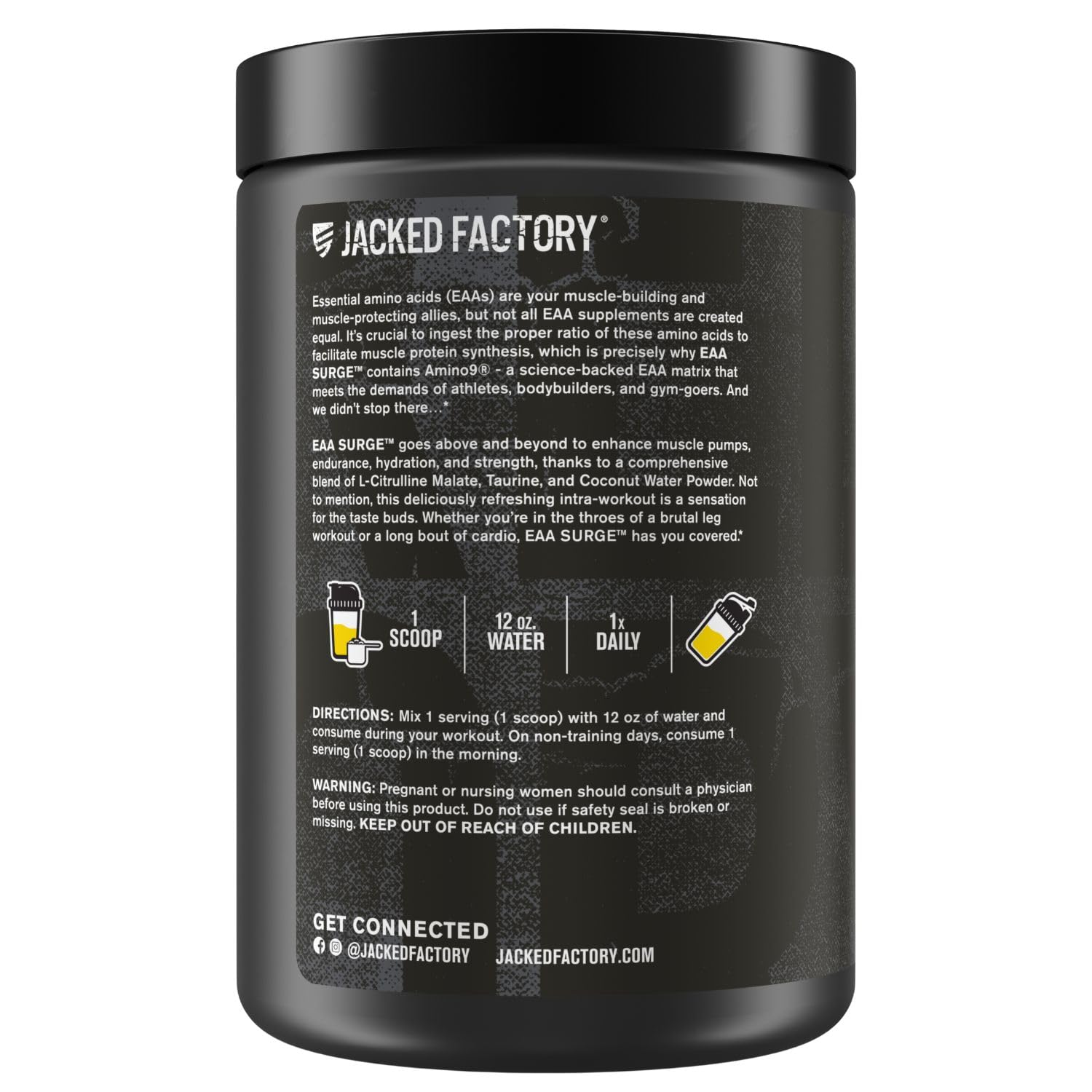 Scoop pouring into glass demonstrates quick, tasty intra workout mix