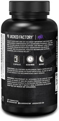 Jacked Factory Lean PM Max nightly routine in bedroom for rest.