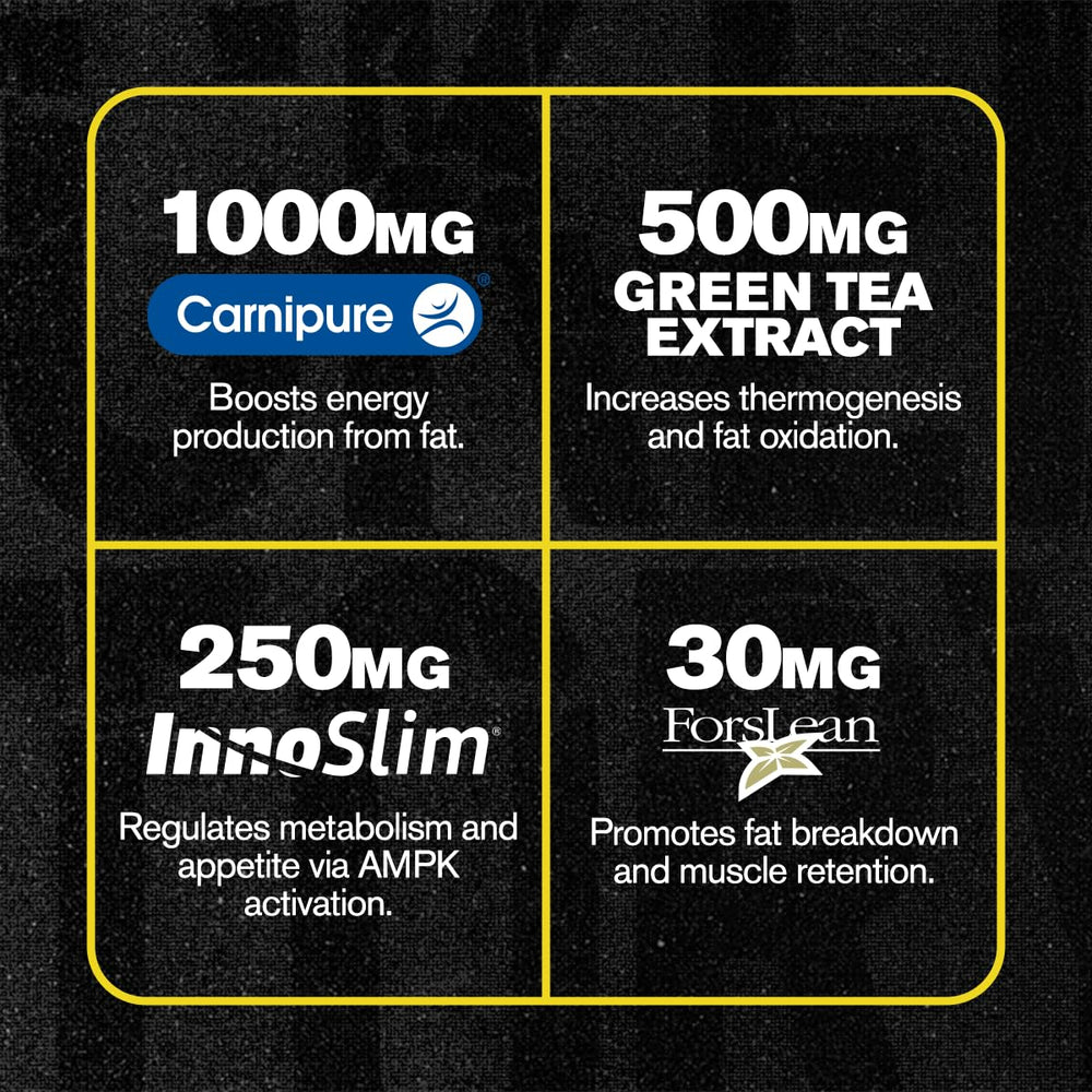 Closeup of Lean-XT Max capsules highlighting easy-to-swallow capsules.