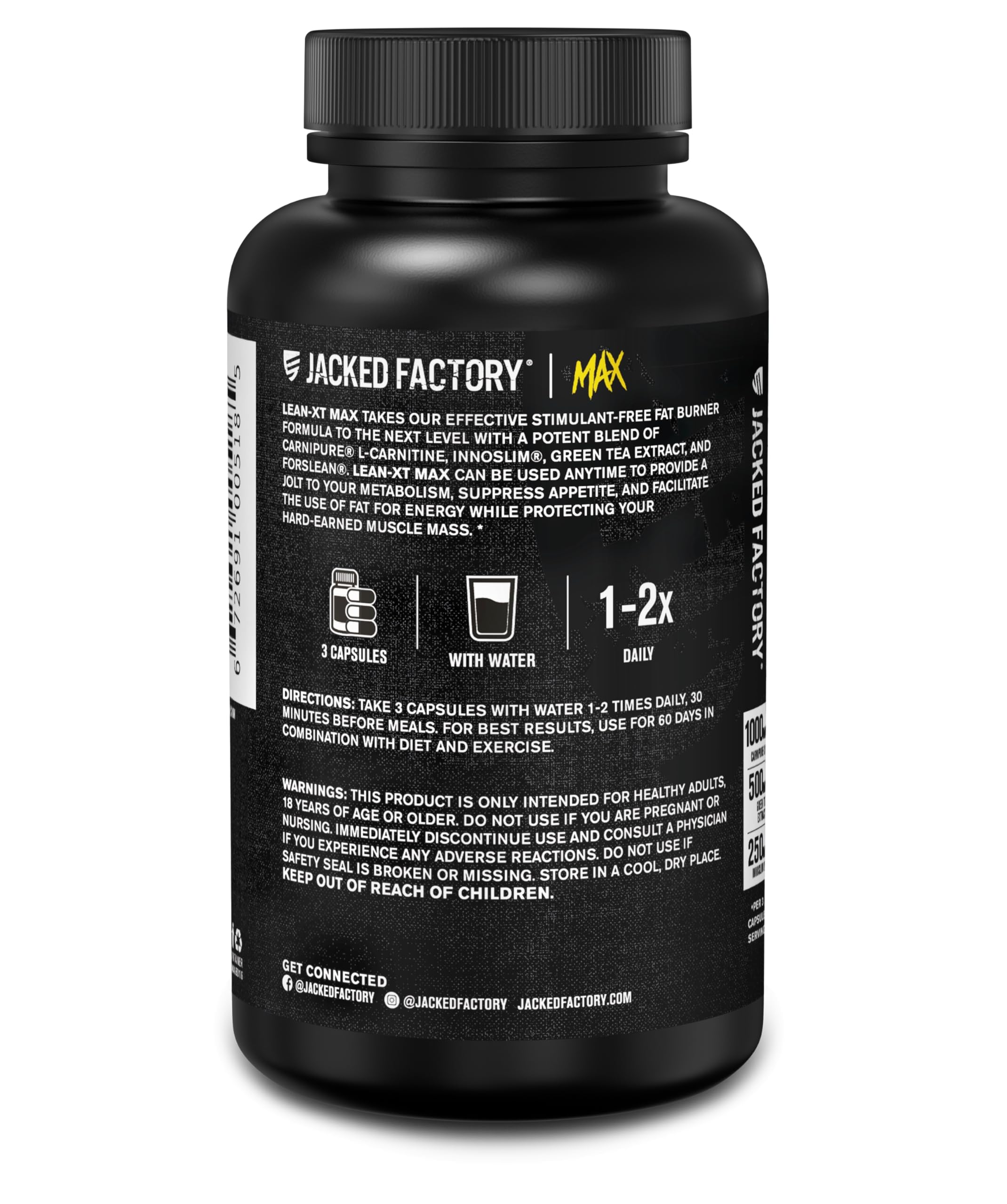 Lean-XT Max ForsLean detail hints at endurance benefits.