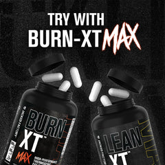 Lean-XT Max green tea extract visual suggesting natural metabolism support.