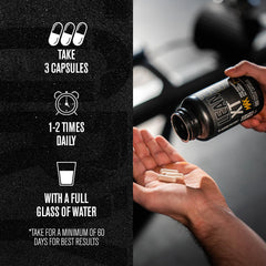 Lean-XT Max ingredient label featuring Carnipure, InnoSlim, ForsLean.