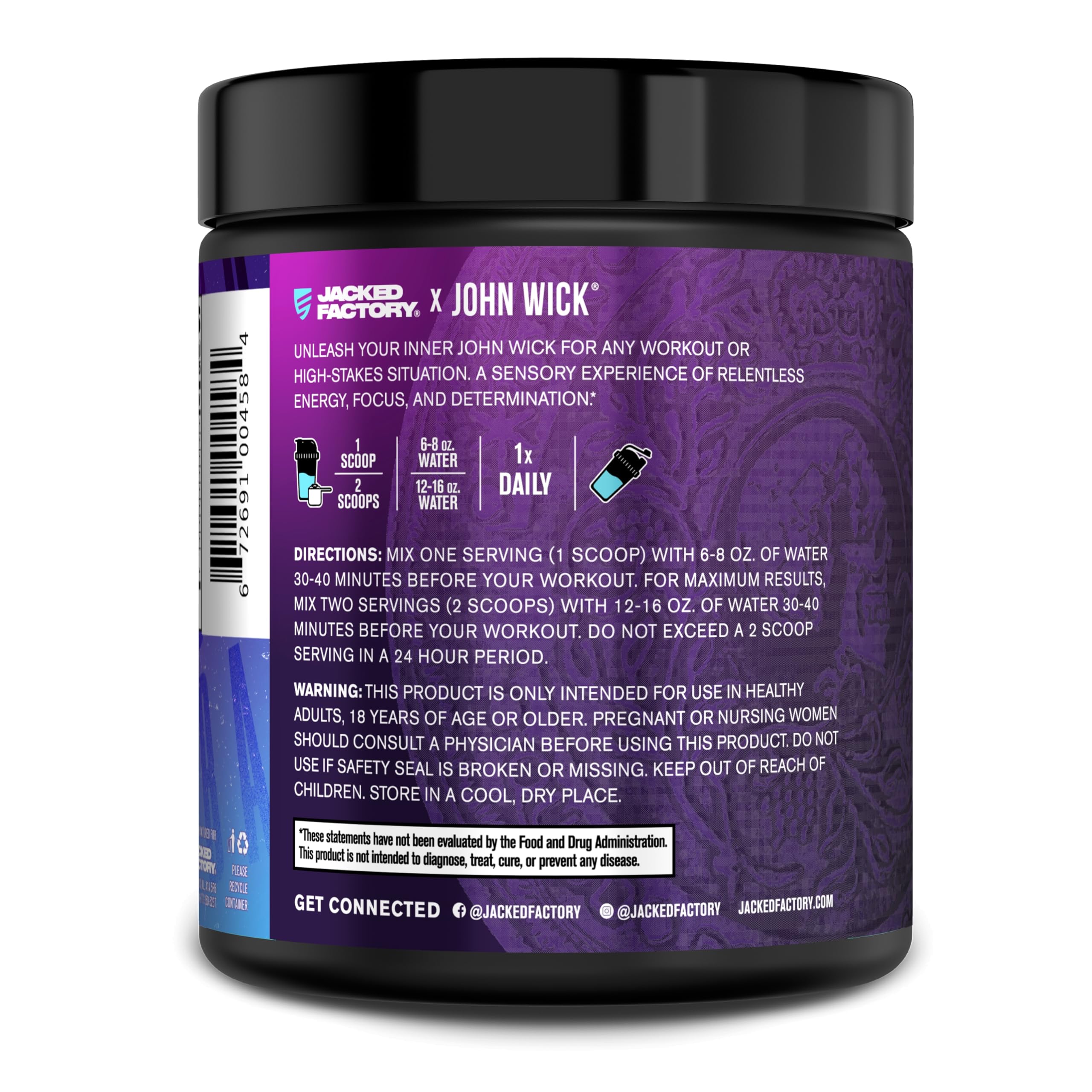 Sealed tub of Nitrosurge Wick signals ready-to-use daily energy.