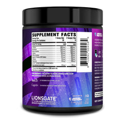 In-workout bottle shot implies on-the-go energy support during training.