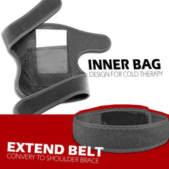 JADE KIT heated knee pad battery compartment keeps heat portable.