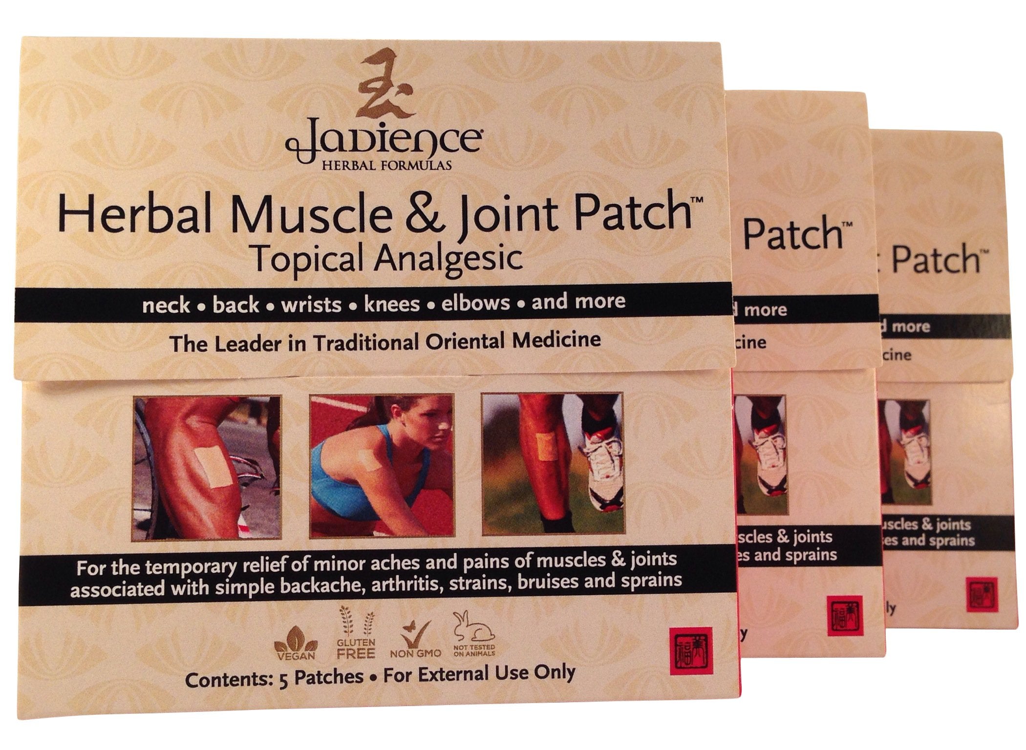 JADIENCE three-pack patch box for convenient at-home relief