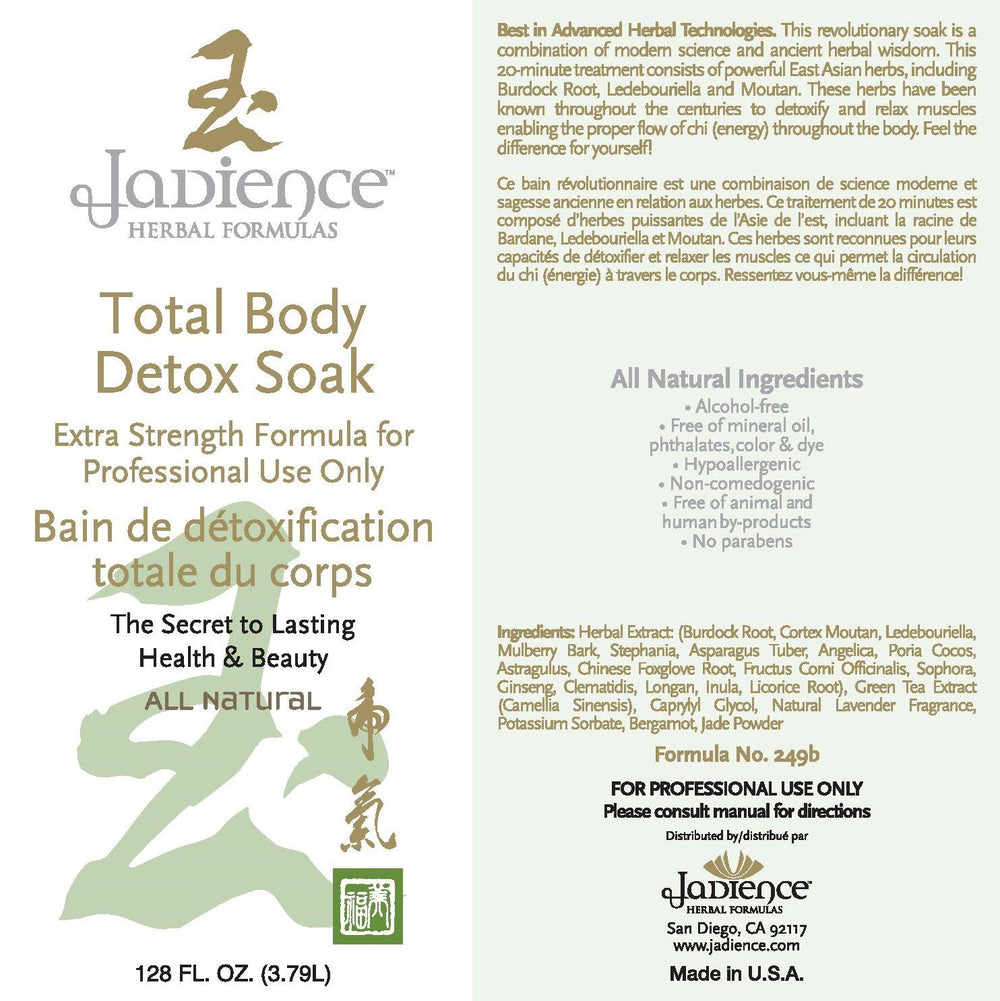 Pouring JADIENCE Detox Bath Soak into warm water for a relaxing soak