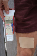 Athlete uses JADIENCE for post-workout recovery and comfort.