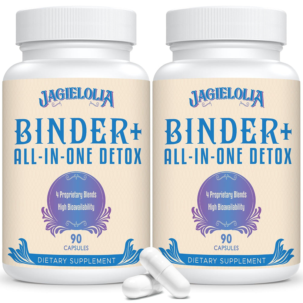 Jagielolia All-In-One Detox Binder bottle image — convenient daily detox support.