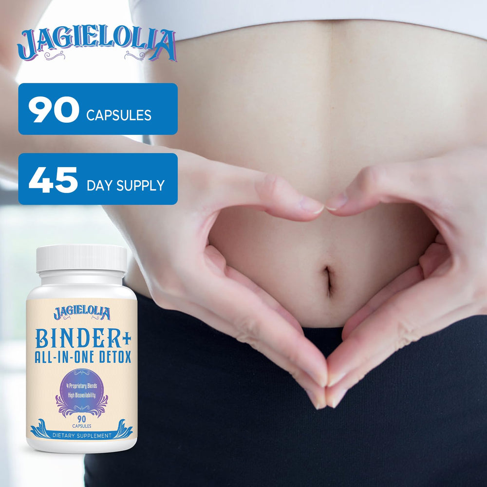 Jagielolia usage guide image showing daily routine for morning or evening detox