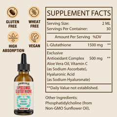 Jagielolia Liposomal Glutathione Liquid dropper dispensing for convenient daily use.