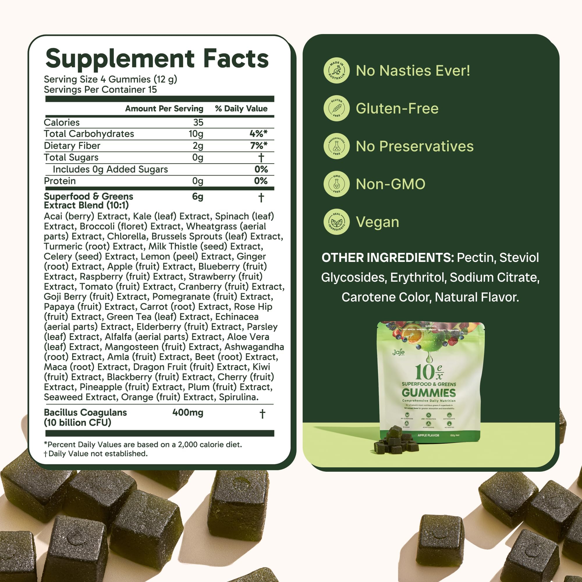Jaje Health Subscribe & Save banner invites regular deliveries.