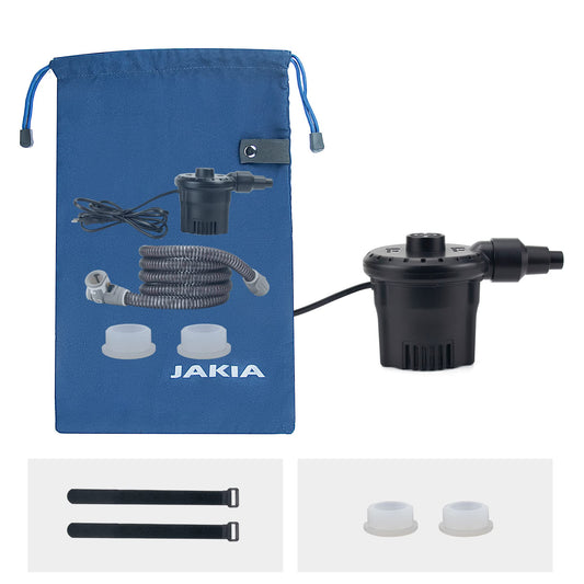 JAKIA CPAP hose dryer kit front view, compact design for easy storage.
