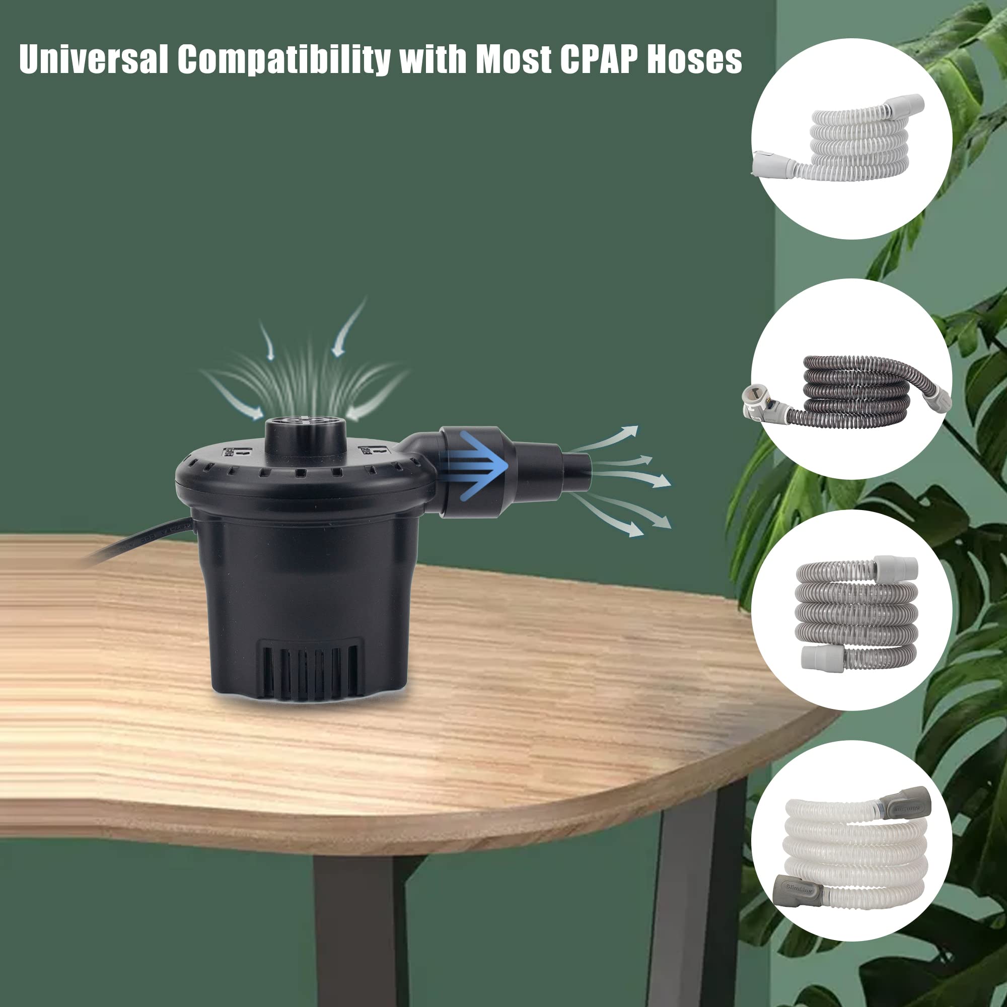 JAKIA CPAP hose dryer kit universal compatibility with most hoses.