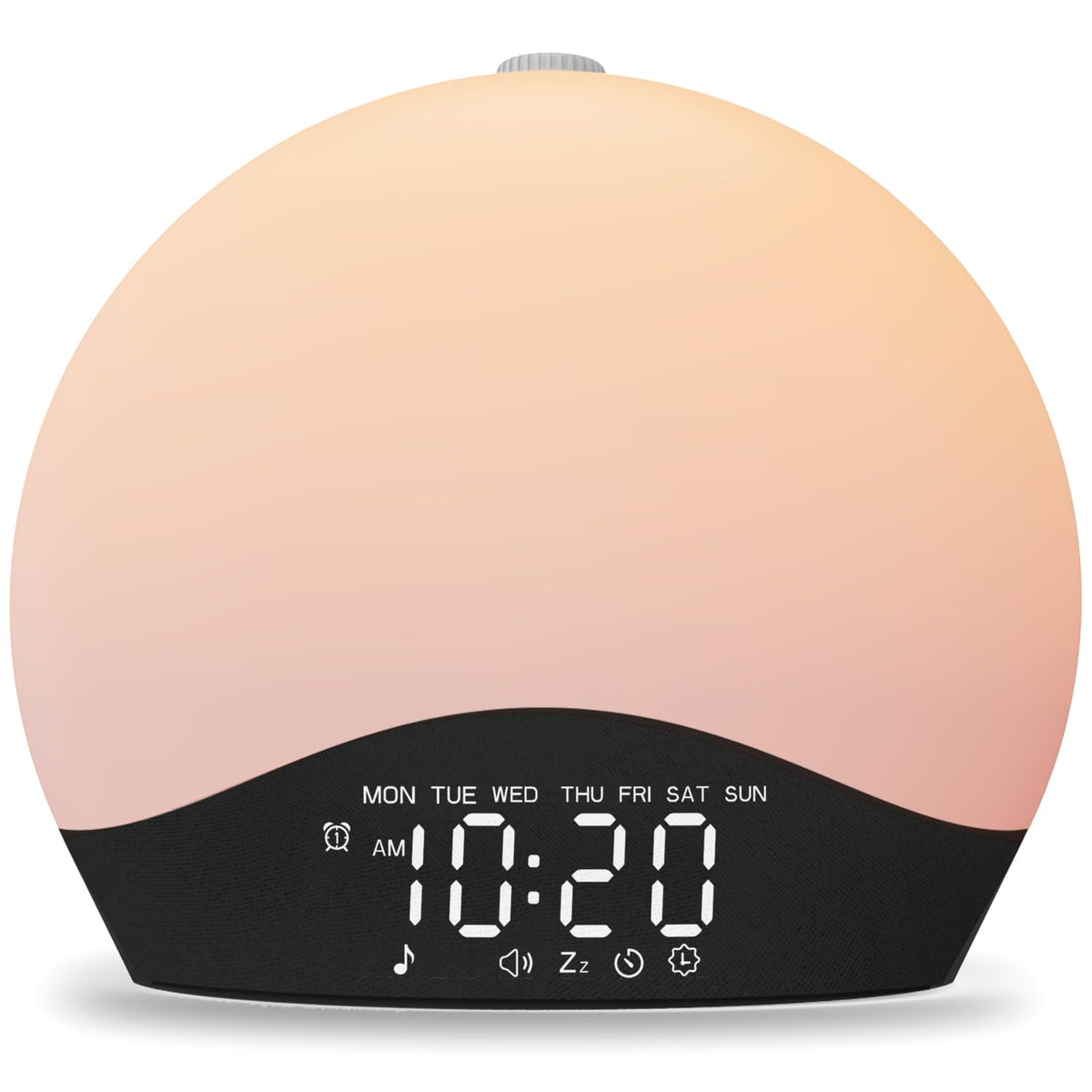 JALL Sunrise Alarm Clock sunrise light gradually brightens to ease waking
