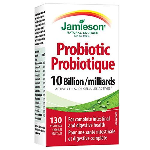 Jamieson Probiotic 10 Billion bottle front view for daily routine.