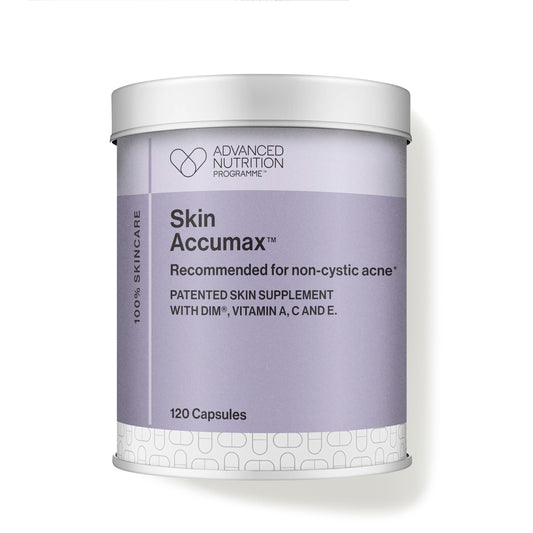 Jane Iredale Skin Accumax bottle front promotes healthy skin.