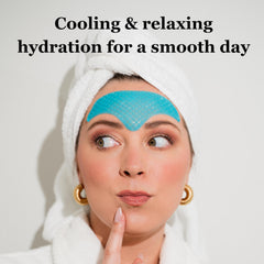 Jane Vine overnight forehead patches ready for evening skin rejuvenation