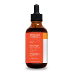 Jantu Pine Pollen tincture dropper and bottle for convenient dosing.