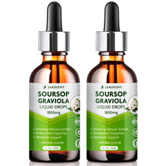 Jardient Soursop Bitters Liquid Oil bottle for immune support and digestion.