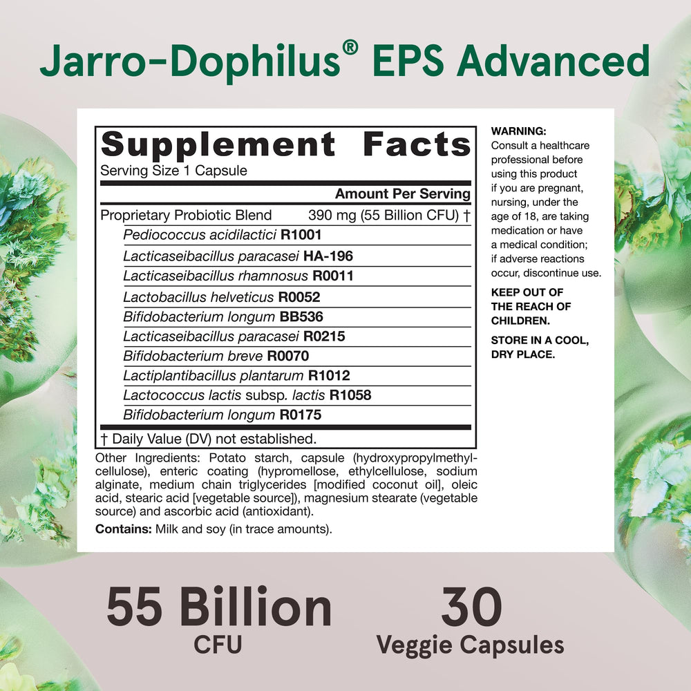 Jarro-Dophilus EPS Advanced 30-day supply for daily probiotic routine