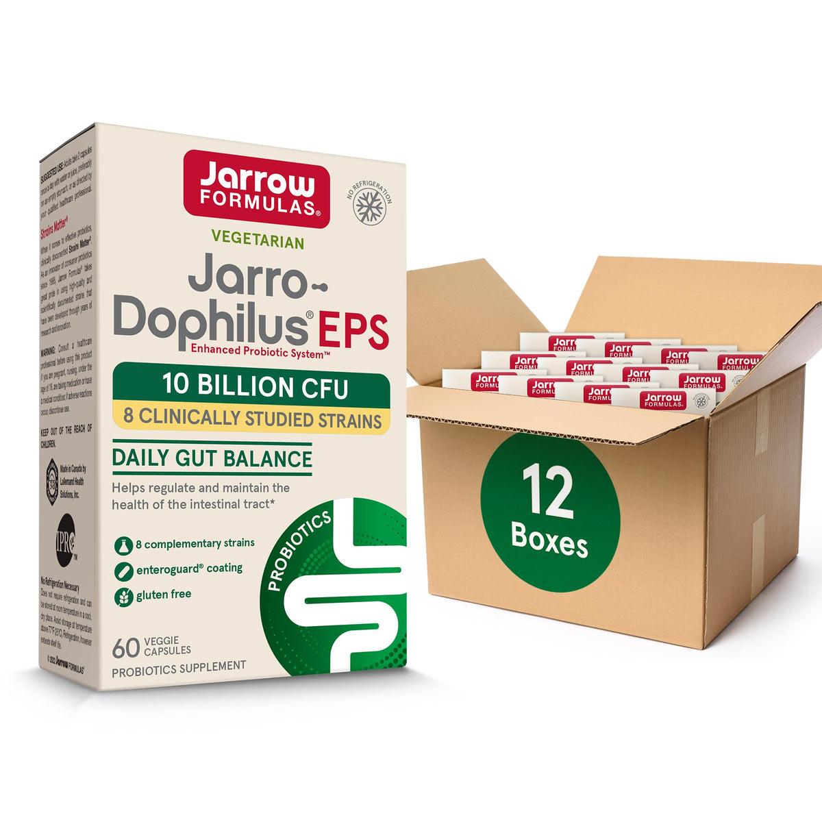 Jarrow Jarro-Dophilus EPS bottle for daily gut balance