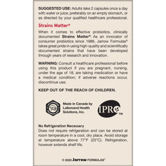 Jarrow Formulas Jarro-Dophilus EPS non-GMO gluten-free claim on bottle label