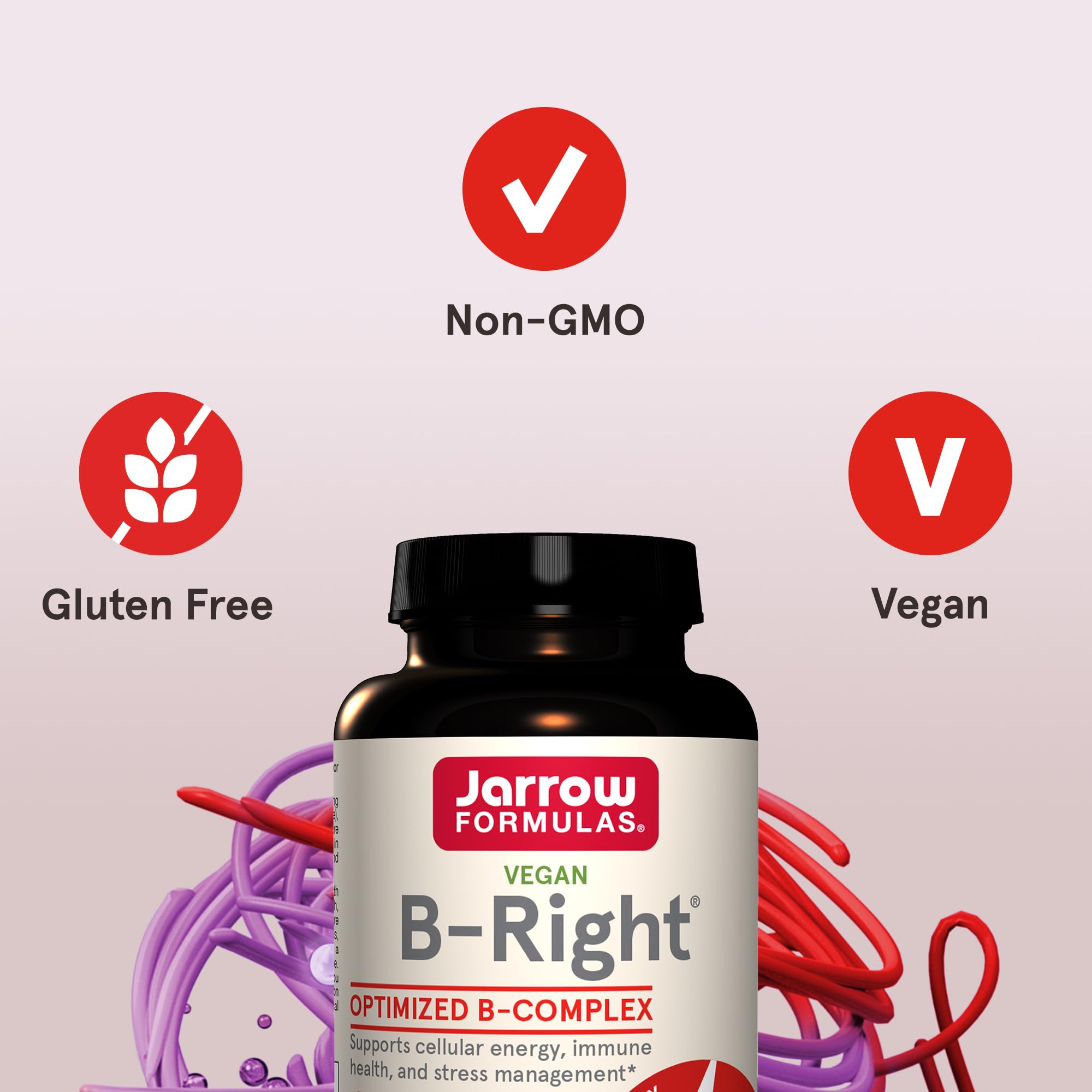 B-Right vegan capsules in a close-up, ideal for plant-based routines.