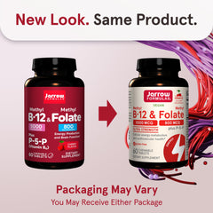 Jarrow Formulas Cherry-flavored methyl B-12 chewable tablet bottle for daily intake