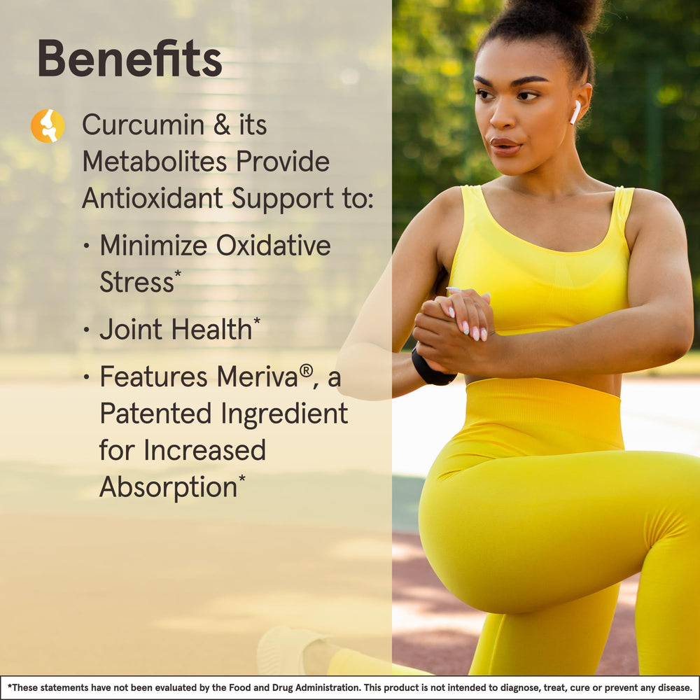 Jarrow Formulas Curcumin Phytosome capsules being poured for simple daily intake.
